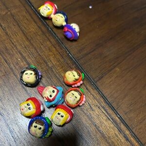 10 Funky Doll Head Beads